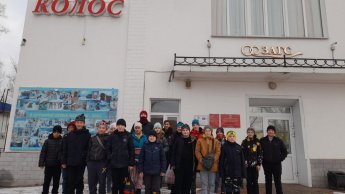 Выезд в п. Бохан, в кинотеатр "Колос"